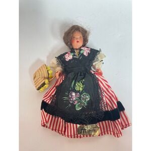 Vintage Poupees Magali French Regional Doll Traditional Folk Costume Provence